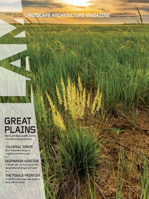 Title details for Landscape Architecture Magazine by American Society of Landscape Architects - Available
